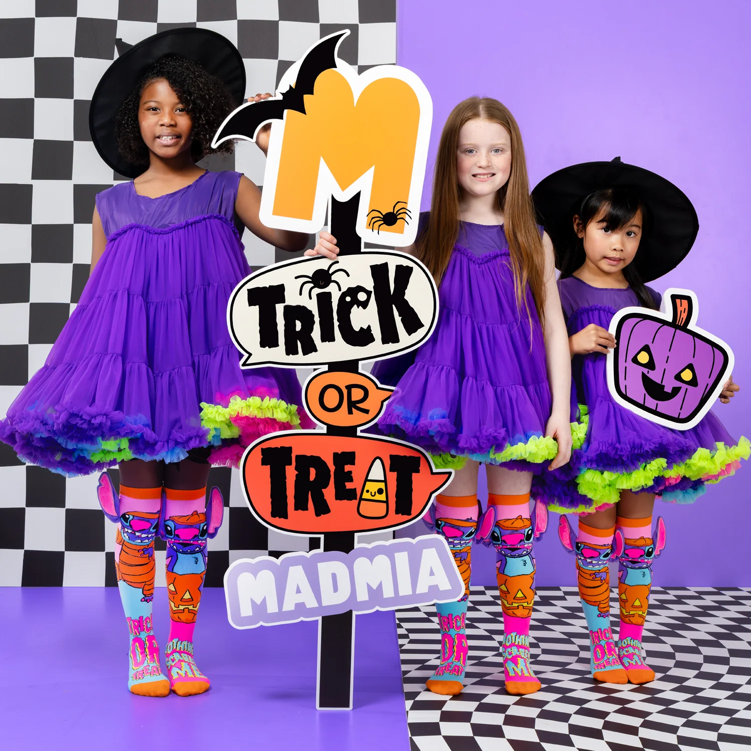 STITCH NEON HALLOWEEN SOCKS - Image 4