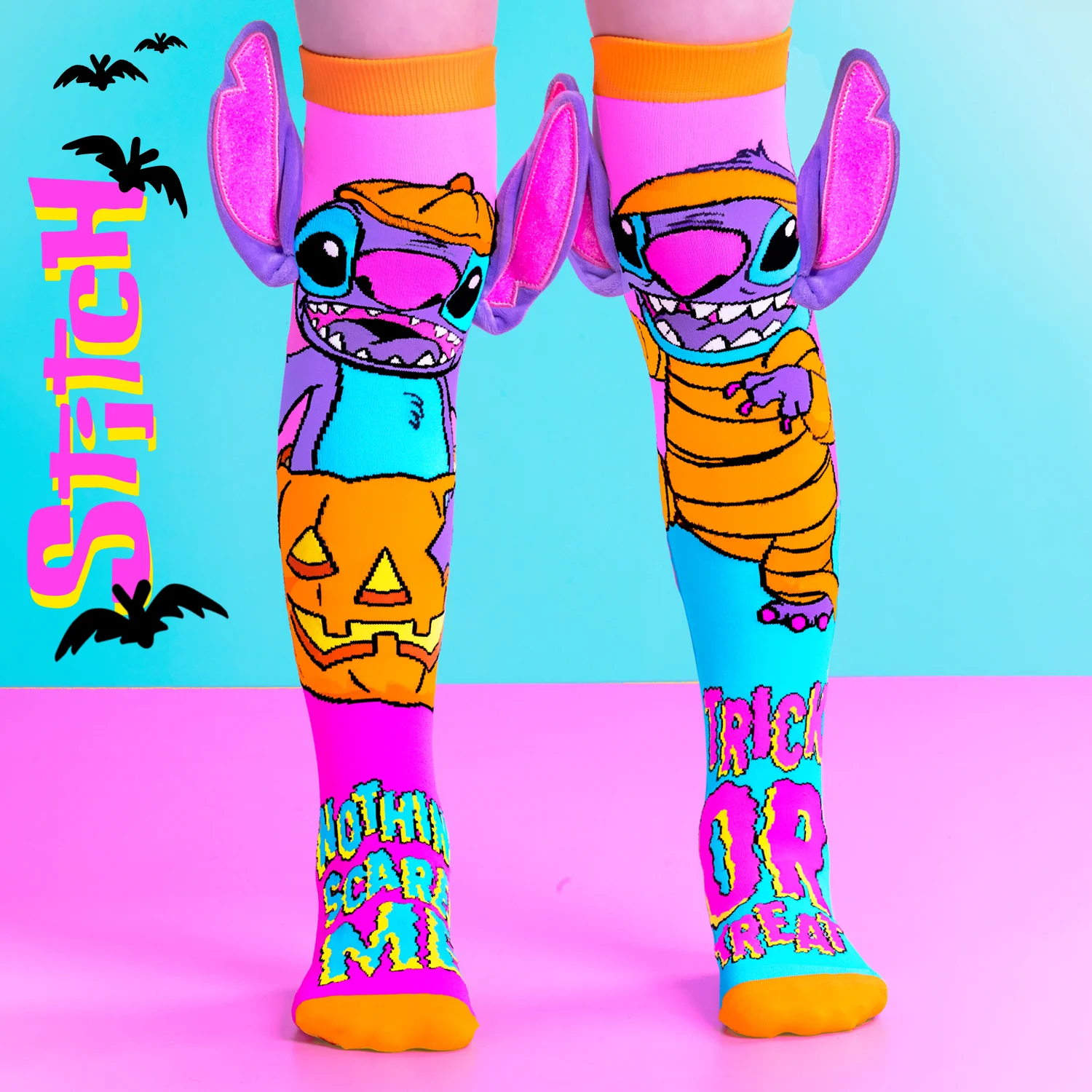 STITCH NEON HALLOWEEN SOCKS - Image 8